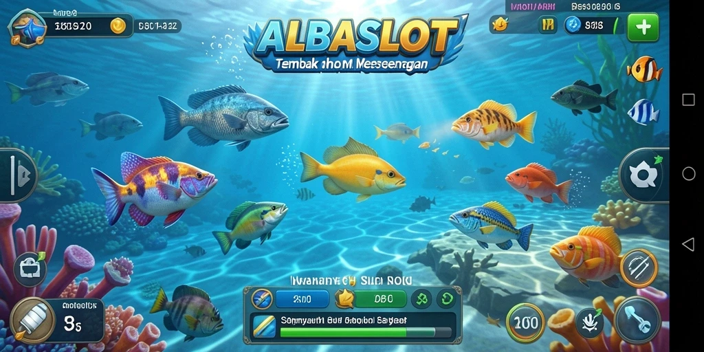 Gameplay seru menangkap ikan di ALBASLOT.