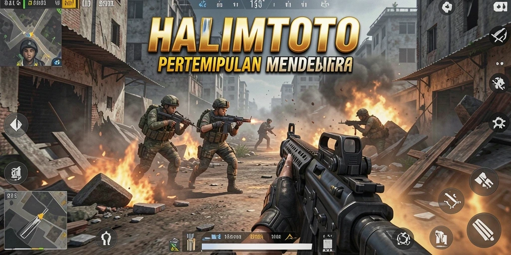 Tampilan gameplay seru di HALIMTOTO dengan aksi tak terduga.