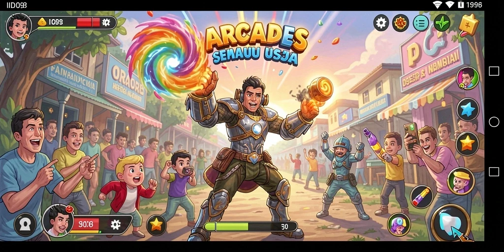 Tampilan gameplay seru dari ID098 yang penuh tantangan.